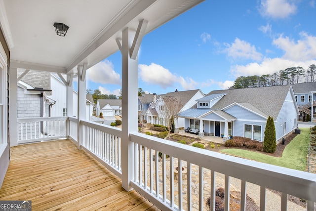 view of deck