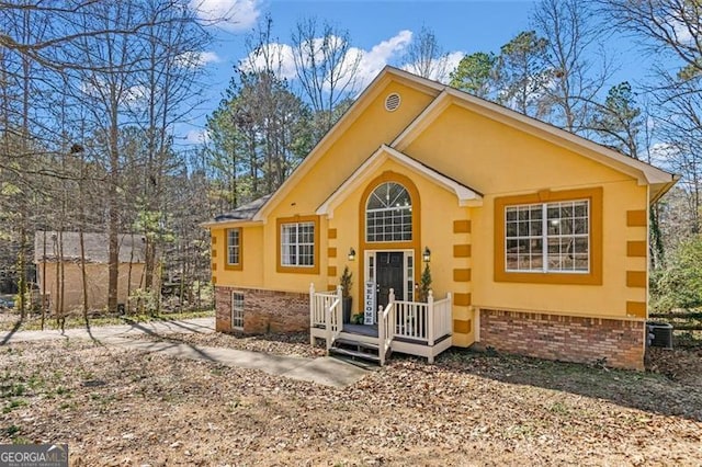 view of rear view of property