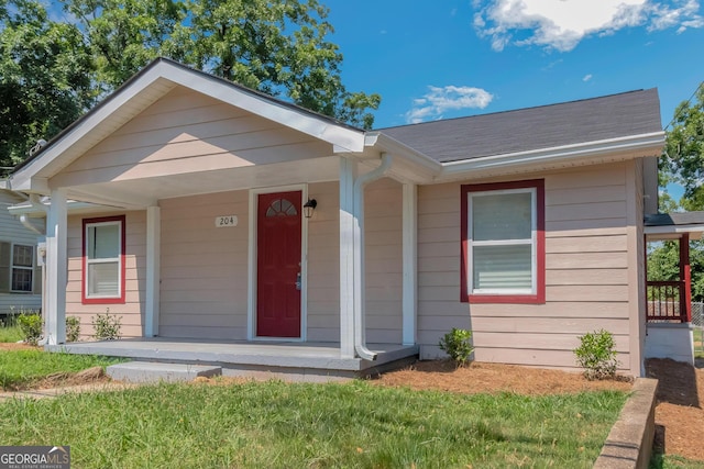 view of front of house featuring a porch