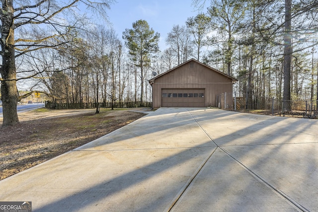 view of side of property