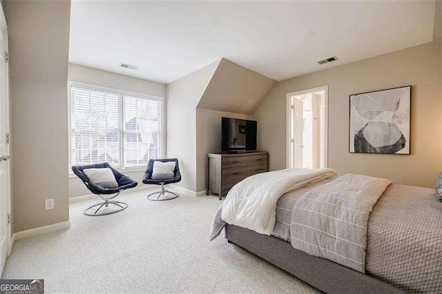 bedroom featuring carpet floors