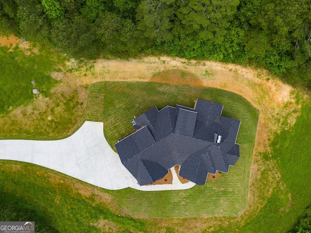 662 Lake Circle Rd, Buchanan, GA 30113 - view from above of property