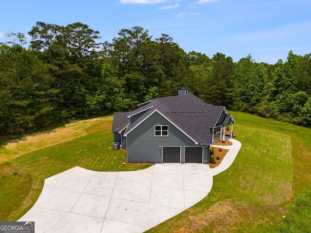 662 Lake Circle Rd, Buchanan, GA 30113 - aerial view of property and surrounding area with a heavily wooded area