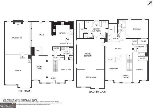 248 Allegrini Dr, Atlanta, GA 30349 - floor plan