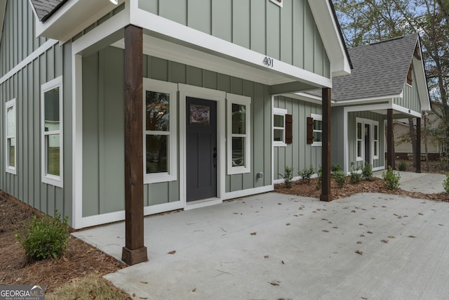 view of entrance to property