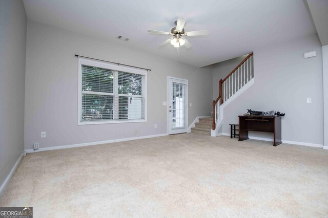 unfurnished dining area with light wood-type flooring