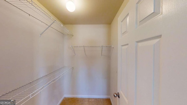 view of spacious closet