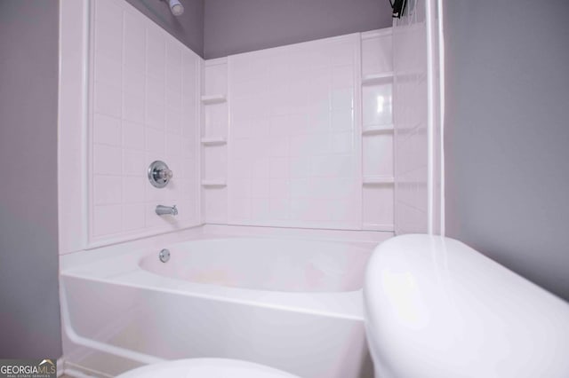 bathroom featuring shower / bath combination