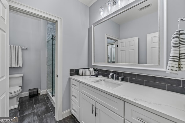 9135 Etching Overlook, Johns Creek, GA 30097 - full bathroom with vanity and a stall shower