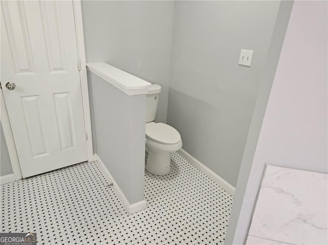 bathroom with toilet