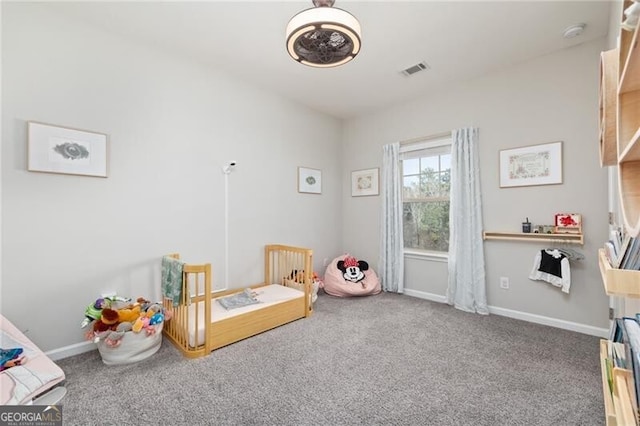 recreation room featuring carpet floors