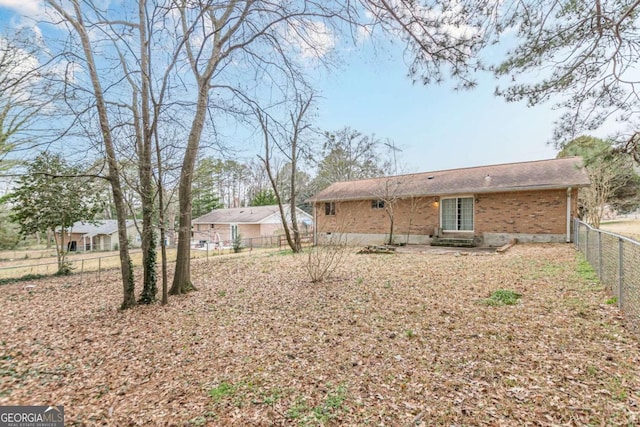 view of rear view of property