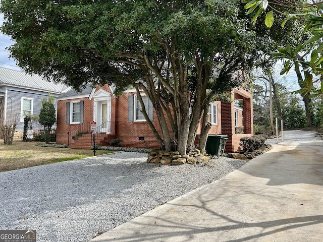 view of front of home