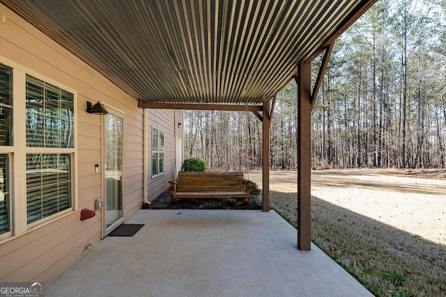 view of patio