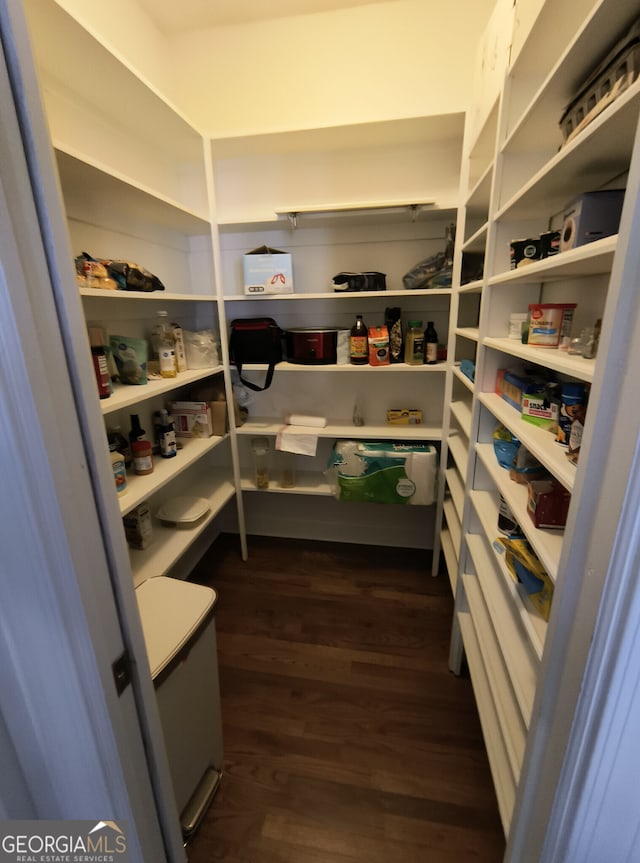 view of pantry