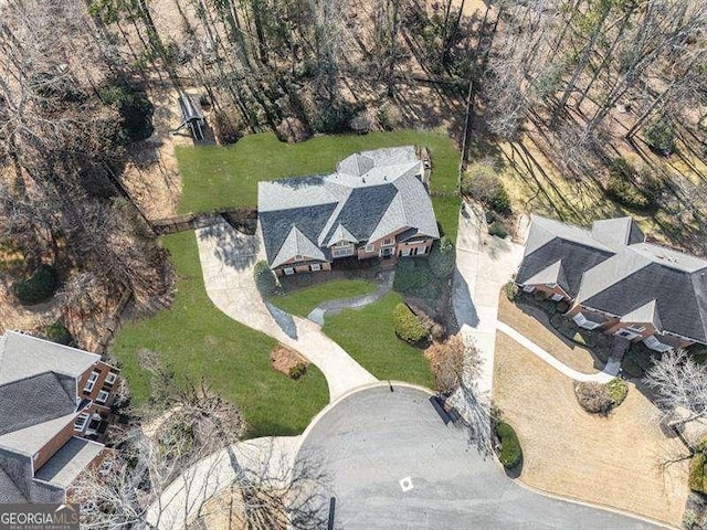 drone / aerial view