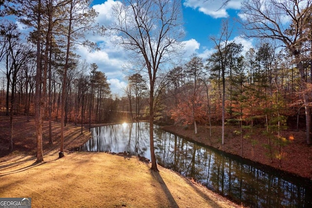 property view of water