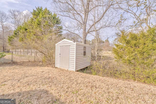 view of outbuilding