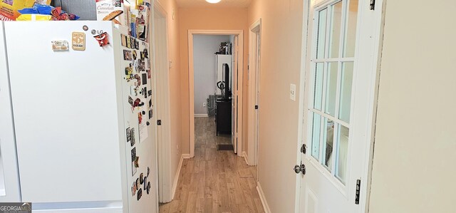 190 Creekwood Rd, Winder, GA 30680 - hallway featuring baseboards and light wood-type flooring