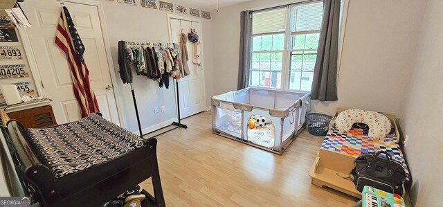 190 Creekwood Rd, Winder, GA 30680 - bedroom featuring light wood-type flooring and a closet