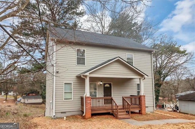 view of front of home