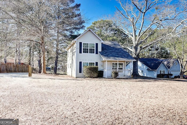 front of property with covered porch