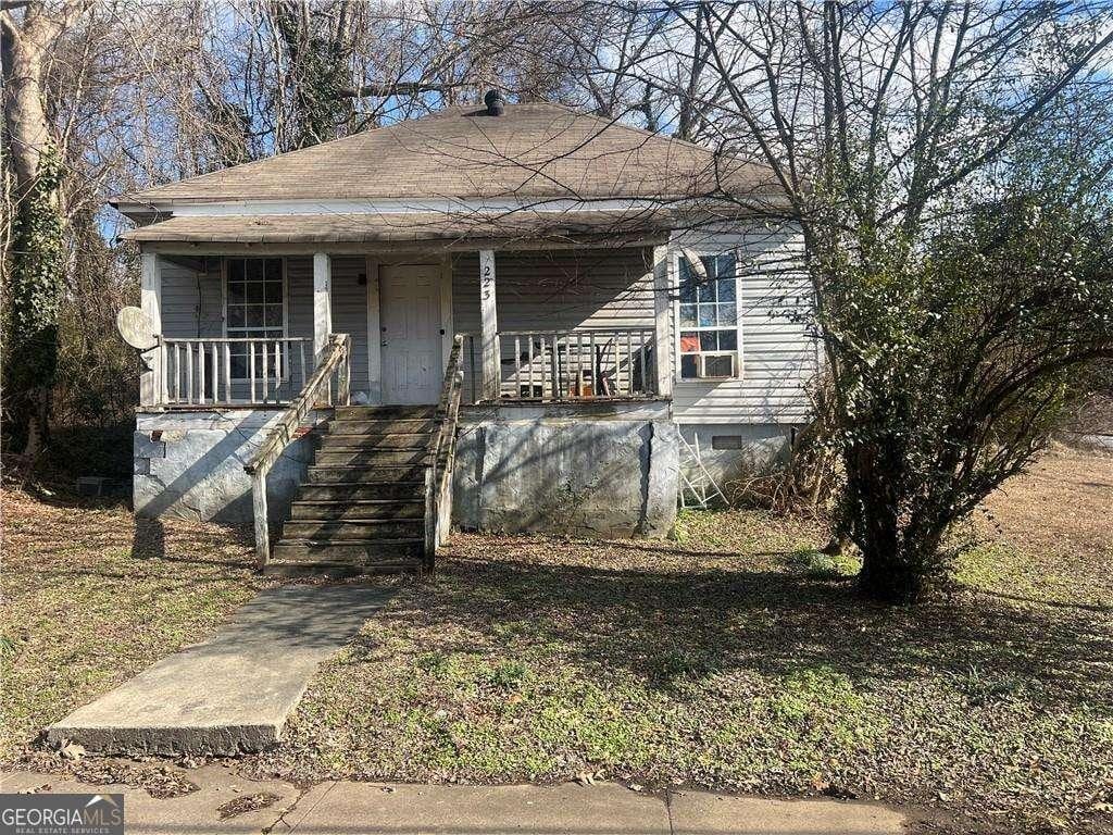 bungalow with covered porch