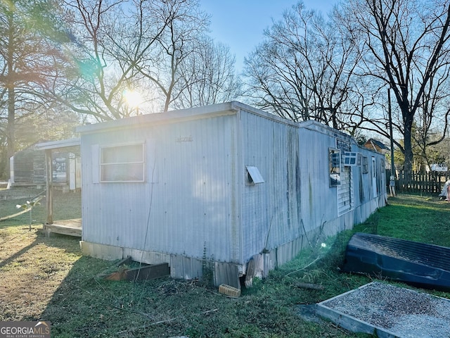 view of outdoor structure