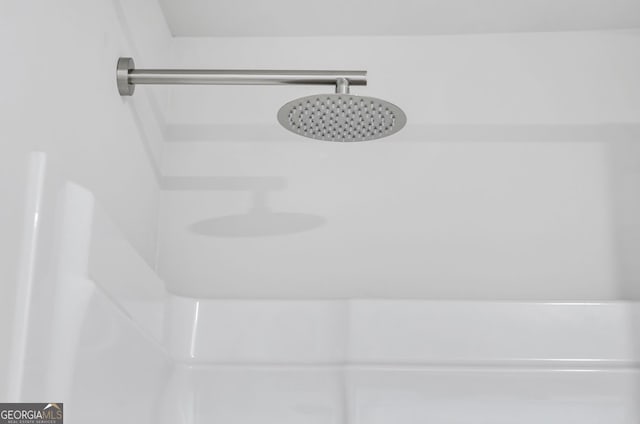 interior details featuring walk in shower