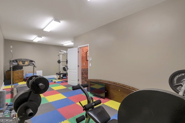 view of workout room