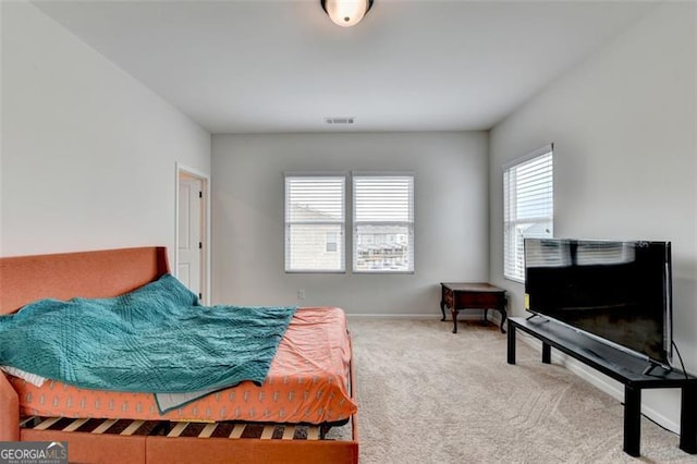 bedroom featuring carpet floors