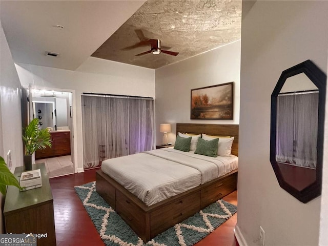 400 W Peachtree St NW Unit 3216, Atlanta, GA 30308 - empty room featuring baseboards, a ceiling fan, and wood finished floors