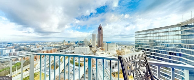 400 W Peachtree St NW Unit 3216, Atlanta, GA 30308 - balcony featuring a city view