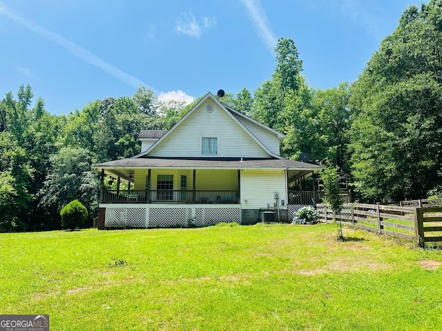 1400 Heidi Trl, Buckhead, GA 30625 - view of front of house with a porch and cooling unit