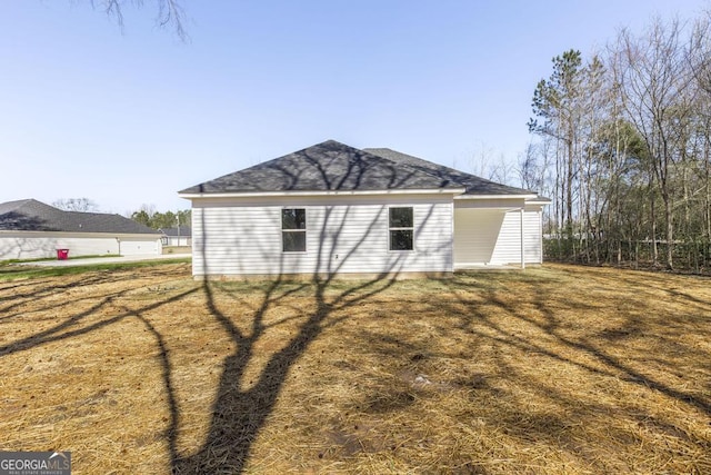 view of rear view of house