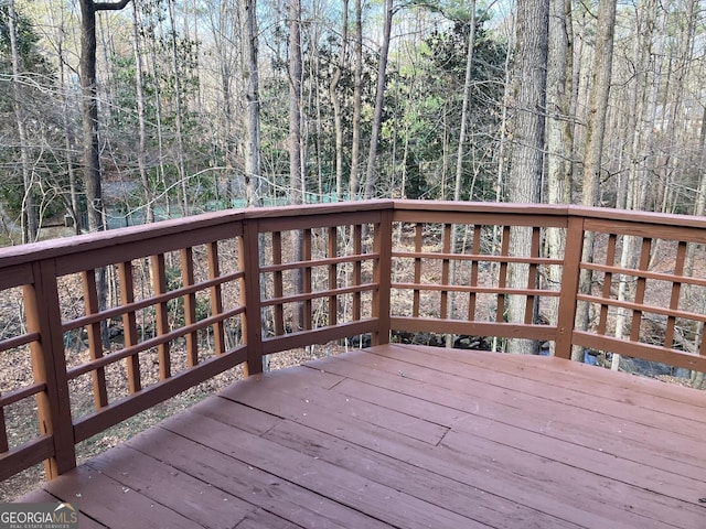 view of deck