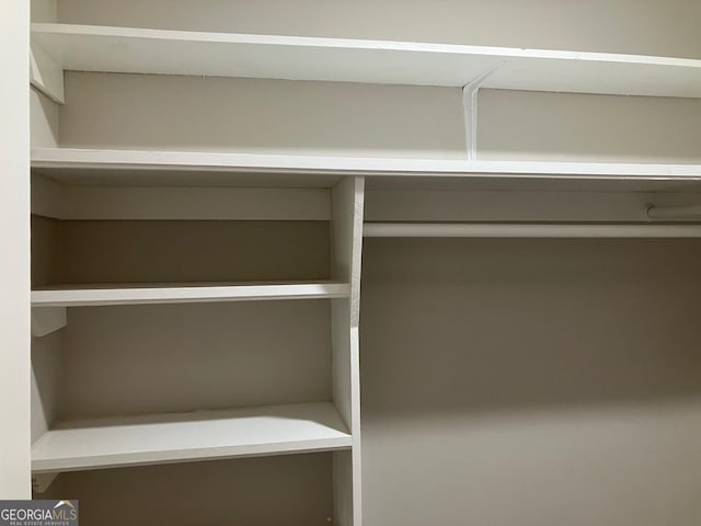 view of closet