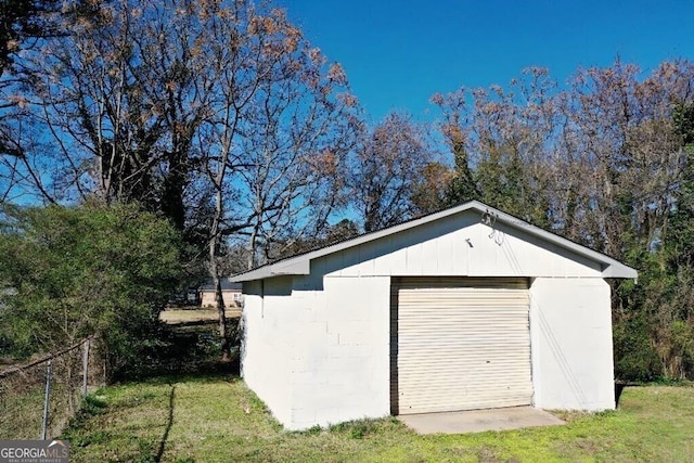 exterior space with a lawn