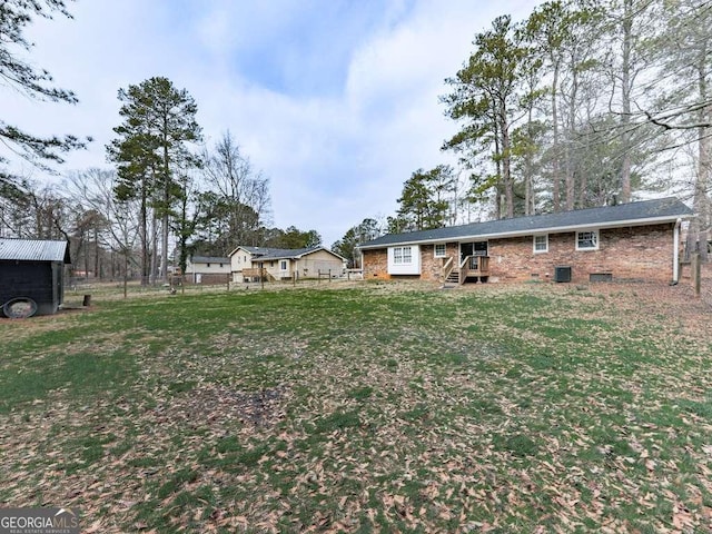 525 Henson Cir, Carrollton, GA 30117 - view of yard