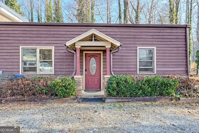 view of property entrance