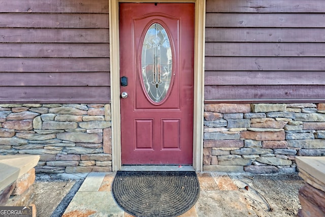 view of entrance to property