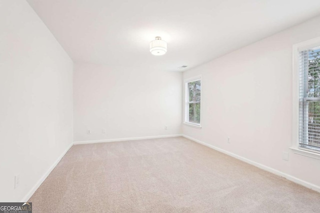 carpeted empty room featuring a healthy amount of sunlight