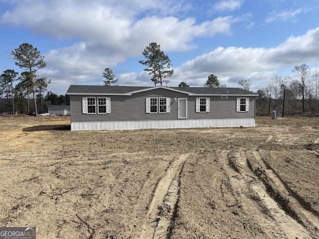 view of manufactured / mobile home