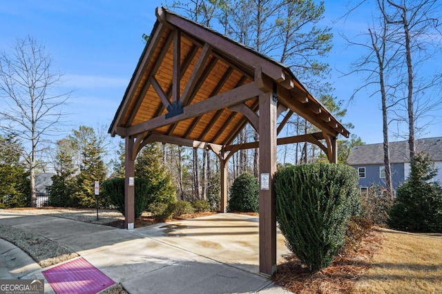 surrounding community featuring a gazebo