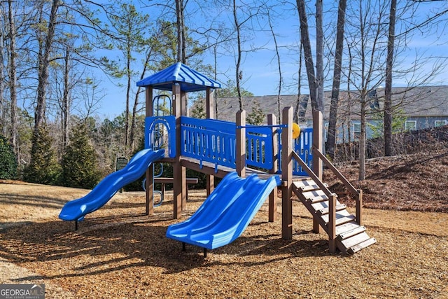 view of play area