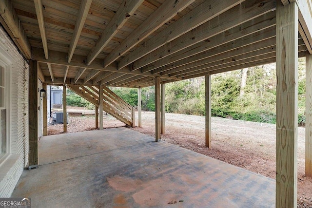 view of patio / terrace featuring cooling unit