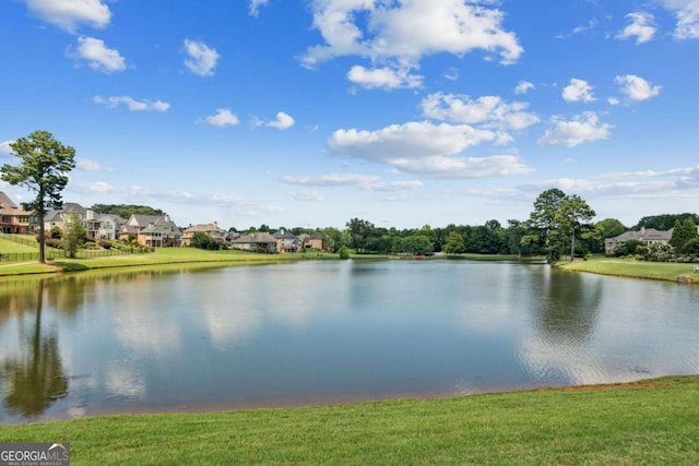 property view of water