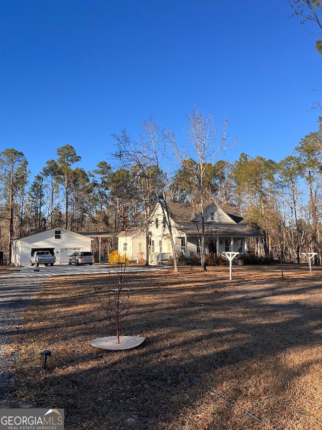 view of front of home