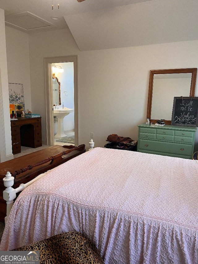 182 Rogers St, Hazlehurst, GA 31539 - bedroom featuring ensuite bath and a sink