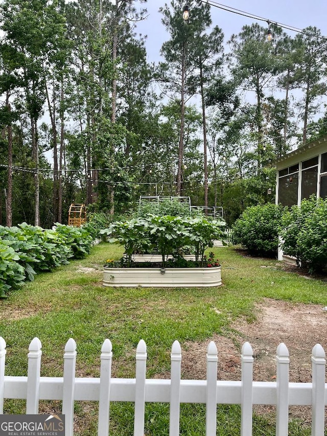 182 Rogers St, Hazlehurst, GA 31539 - view of yard featuring a garden